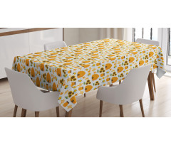 Smiling Honeybees and Jars Tablecloth