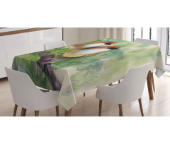 Pair of House Sparrow Tablecloth