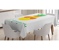 Doodle Pineapple Tablecloth