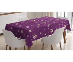 Abstract Curls Tablecloth