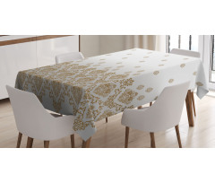 Vintage Romantic Art Tablecloth