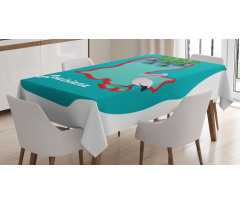 State Map with Bird Tablecloth