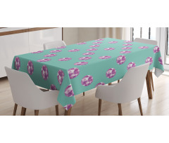 Realistic Gem Pattern Tablecloth