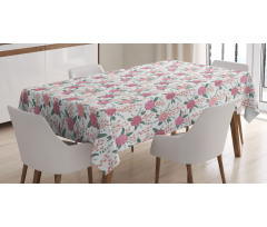 Soft Carnation Romantic Tablecloth