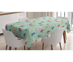 Chamomile Daisy Summer Season Tablecloth