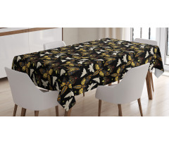 Flying Mysterious Insects Tablecloth