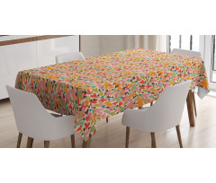 Abstract Love Sign Pattern Tablecloth
