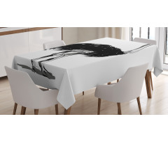 Sketch Bird Desert Tablecloth