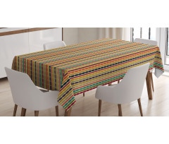 Simplistic Shape Pattern Tablecloth