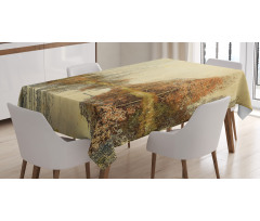 Colorful Fallen Leaves Tablecloth