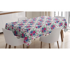 Colorful Bridal Bouquets Tablecloth