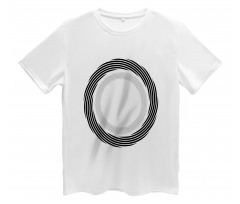 Abstract Art Theme White Men's T-Shirt