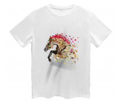 Abstract Art Wild Horse Men's T-Shirt
