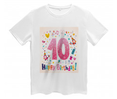10 Years Kids Birthday Men's T-Shirt
