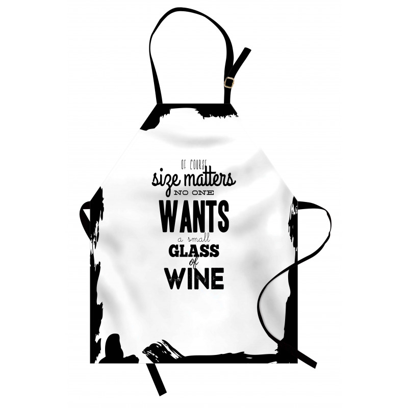 Funny Drinking Words Wine Apron