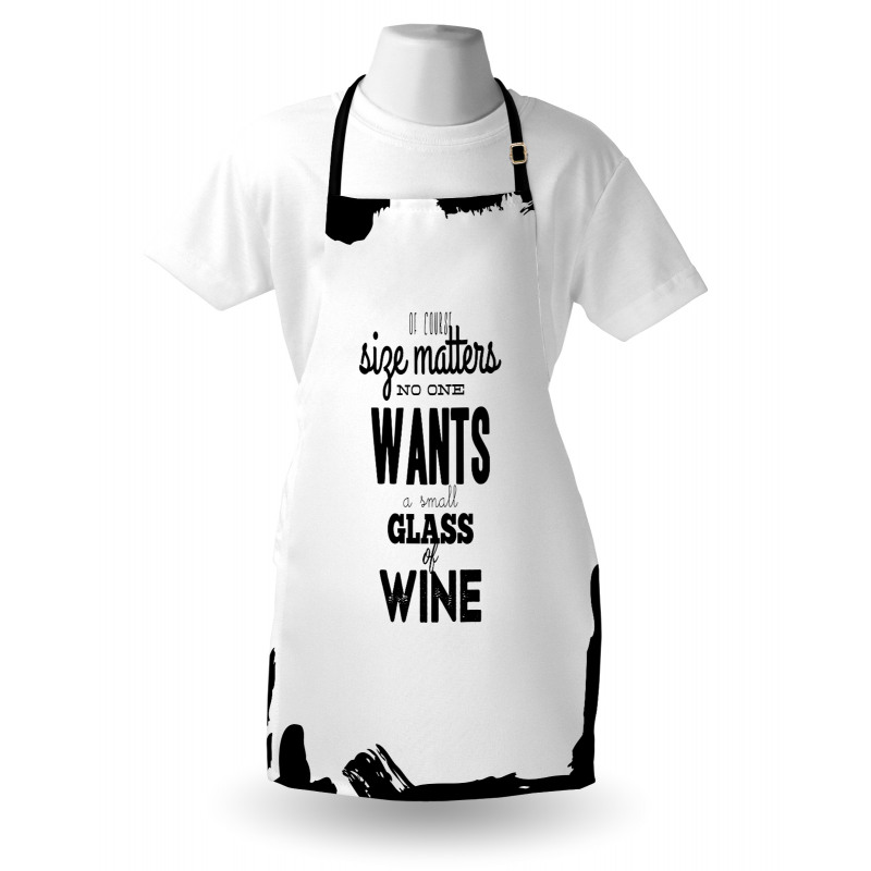 Funny Drinking Words Wine Apron