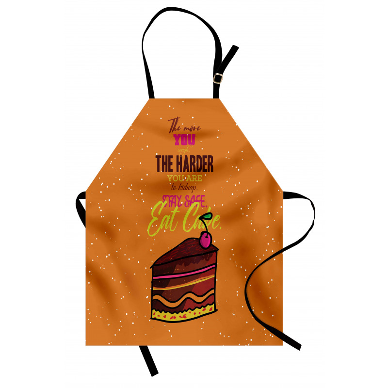 Doodle Stay Safe Eat Cake Apron