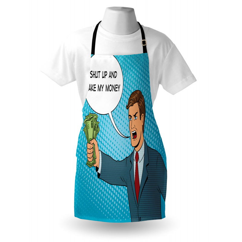 Shut up and Take My Money Man Apron