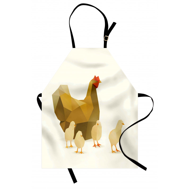 Polygonal Animal Art Apron