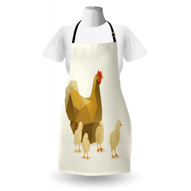 Polygonal Animal Art Apron