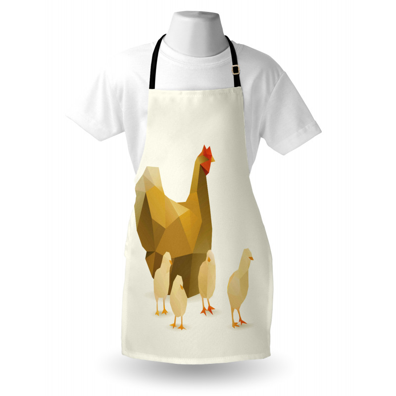 Polygonal Animal Art Apron