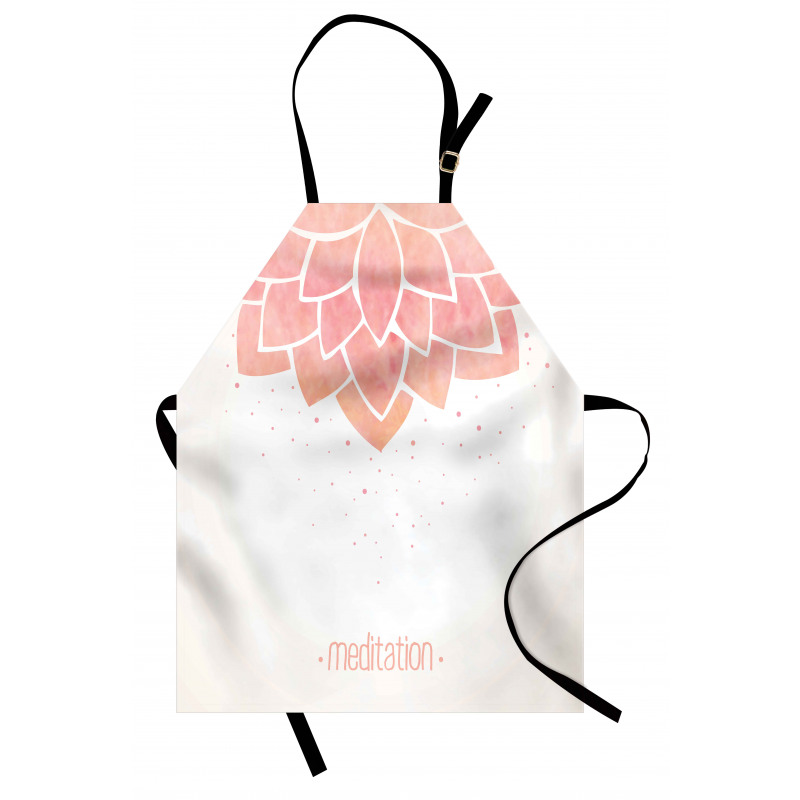 Meditation Lotus Flower Apron