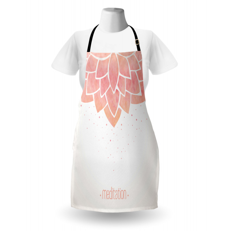 Meditation Lotus Flower Apron