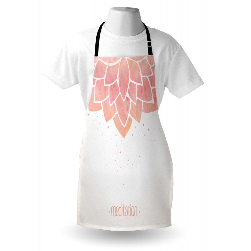 Meditation Lotus Flower Apron