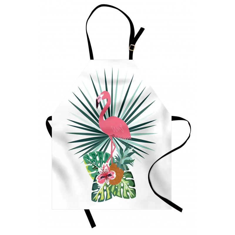 Pineapple Flamingo Botany Apron