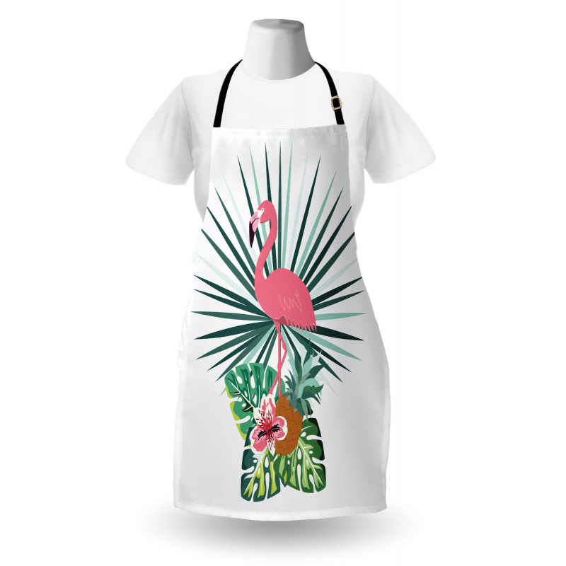 Pineapple Flamingo Botany Apron