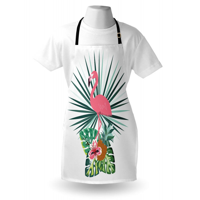 Pineapple Flamingo Botany Apron