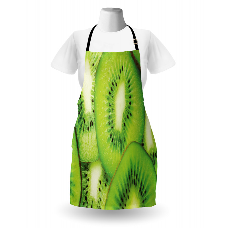 Macro Exotic Fruits Slices Apron