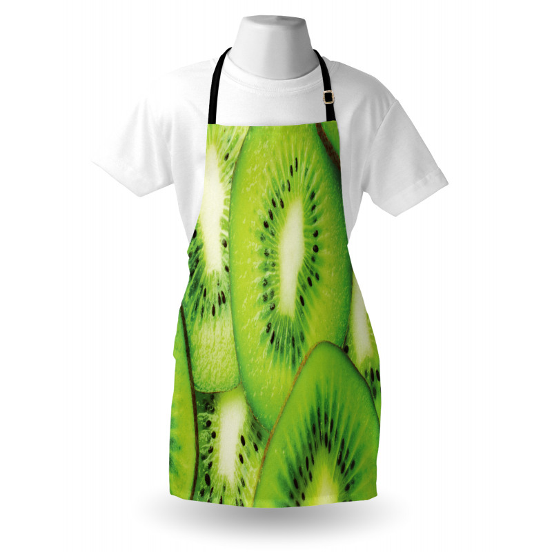 Macro Exotic Fruits Slices Apron