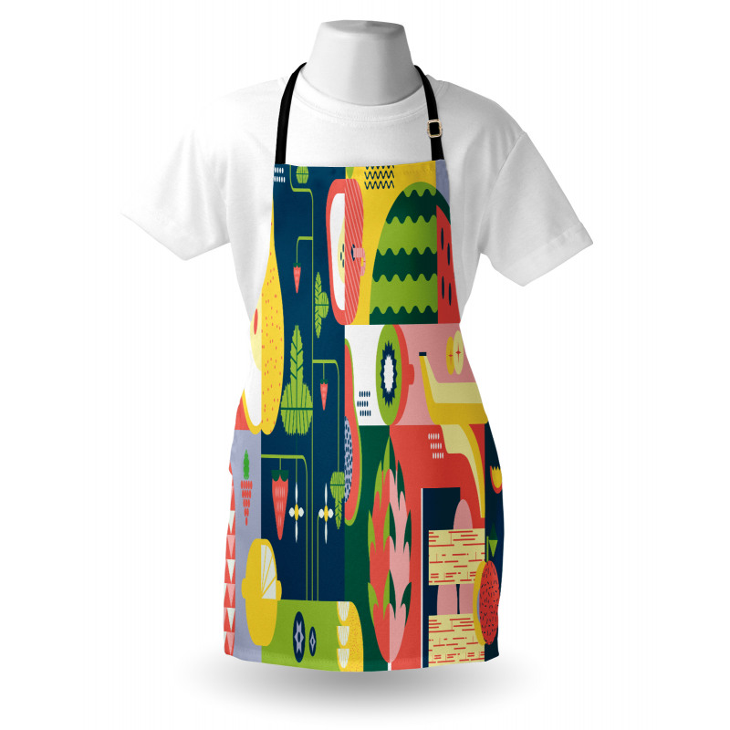 Abstract Modern Food Apron