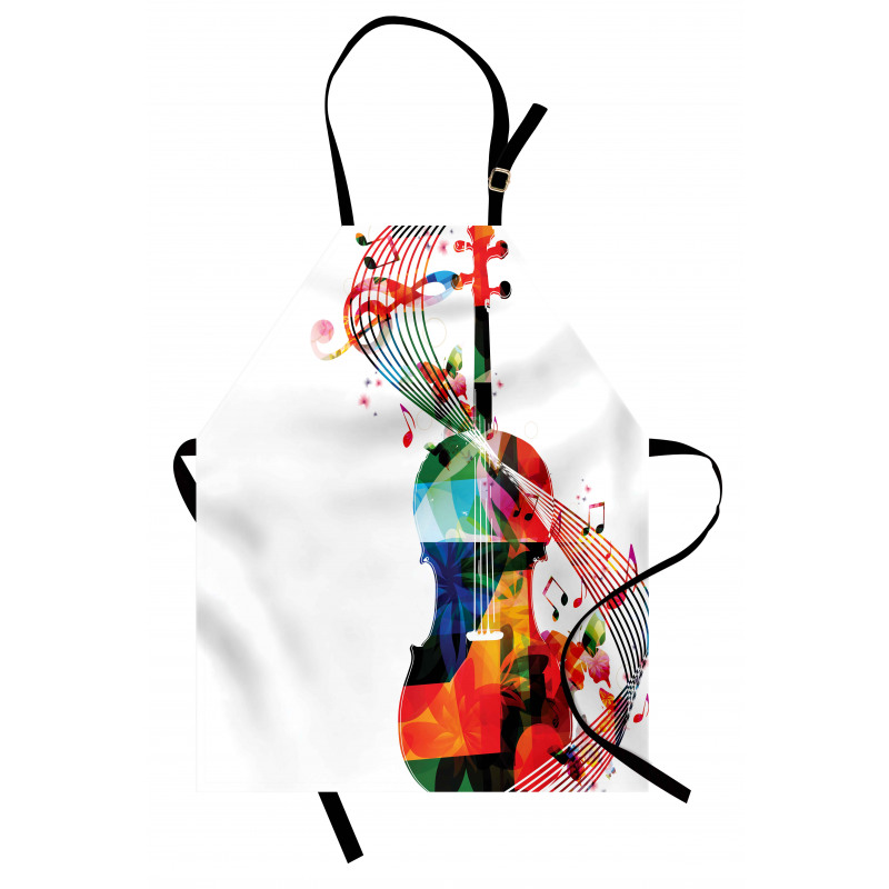 Cheerful String Instrument Apron