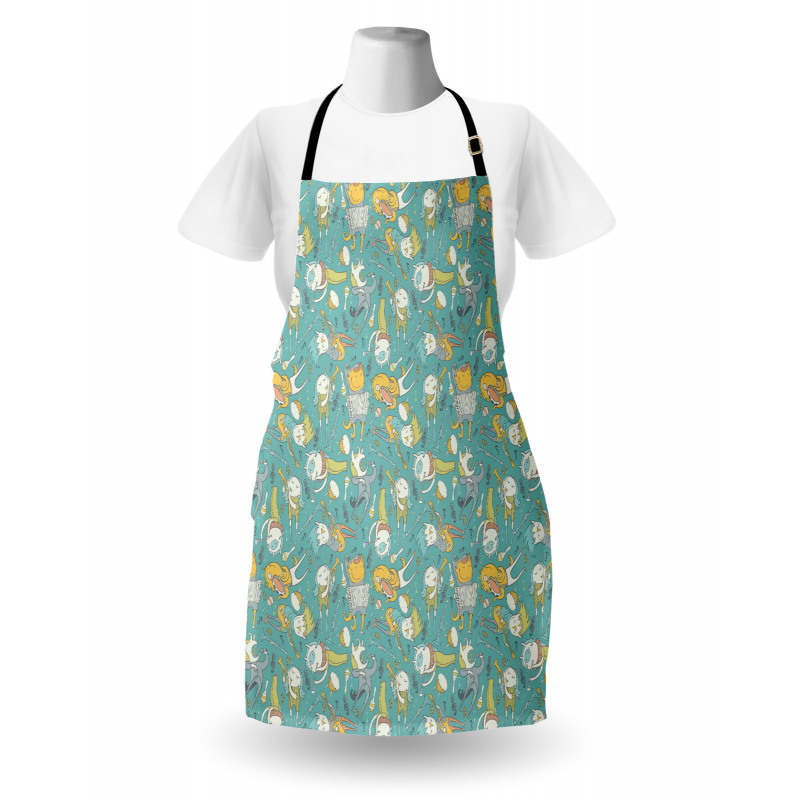 Musician Monsters Apron