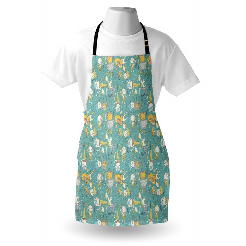 Musician Monsters Apron