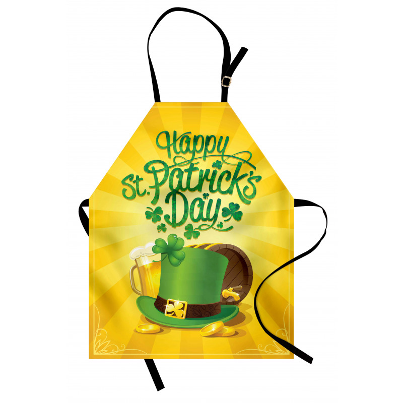 Beer Clover Leprechaun Apron