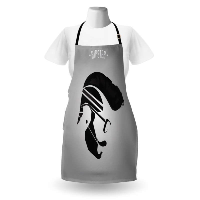 Male Hipster Art Apron