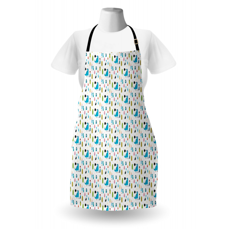 Boy and Girl Animal Apron