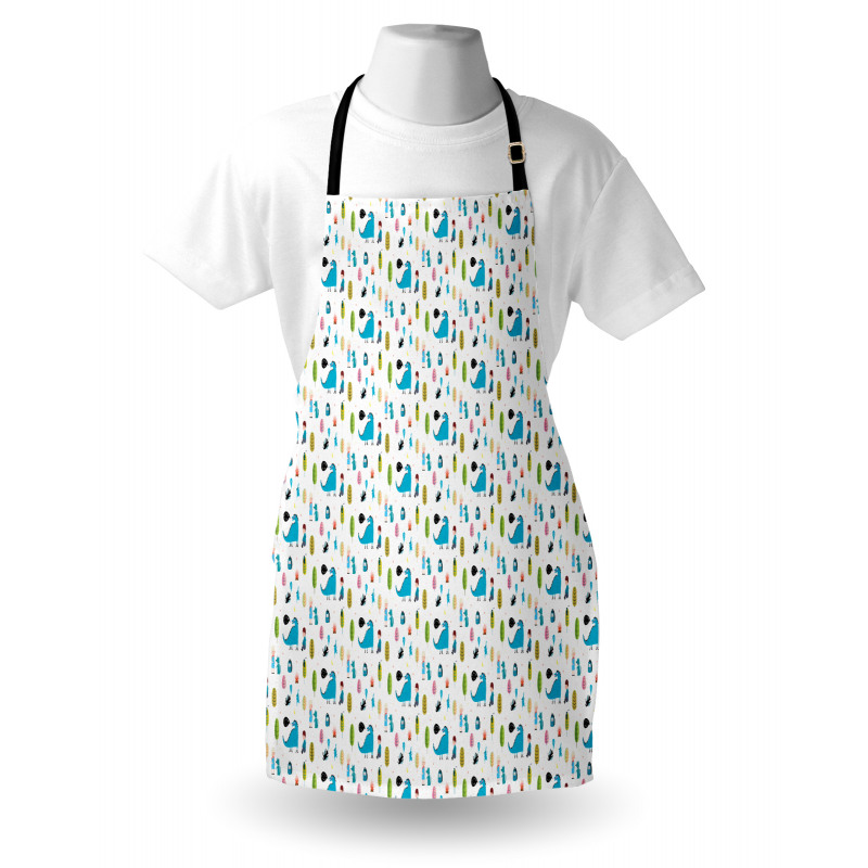 Boy and Girl Animal Apron