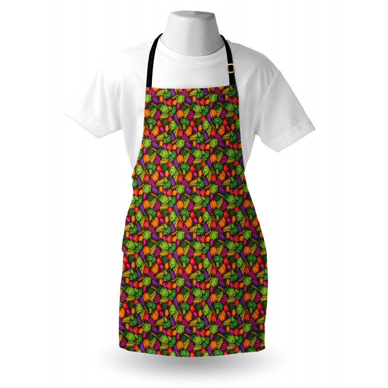 Cartoon Seasonal Food Apron