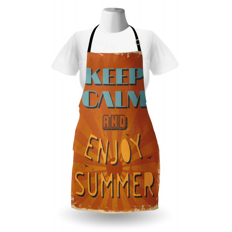 Retro Enjoy Summer Beams Apron