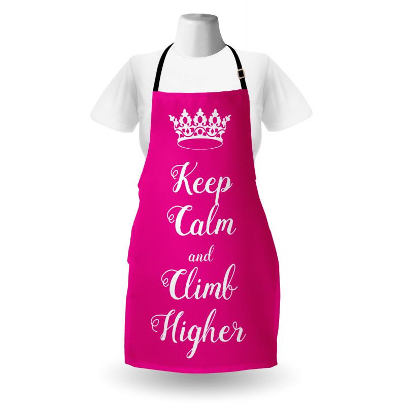 Climb Higher Queen Crown Apron