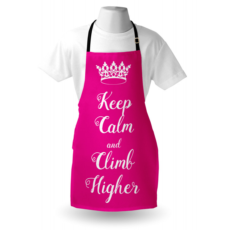 Climb Higher Queen Crown Apron