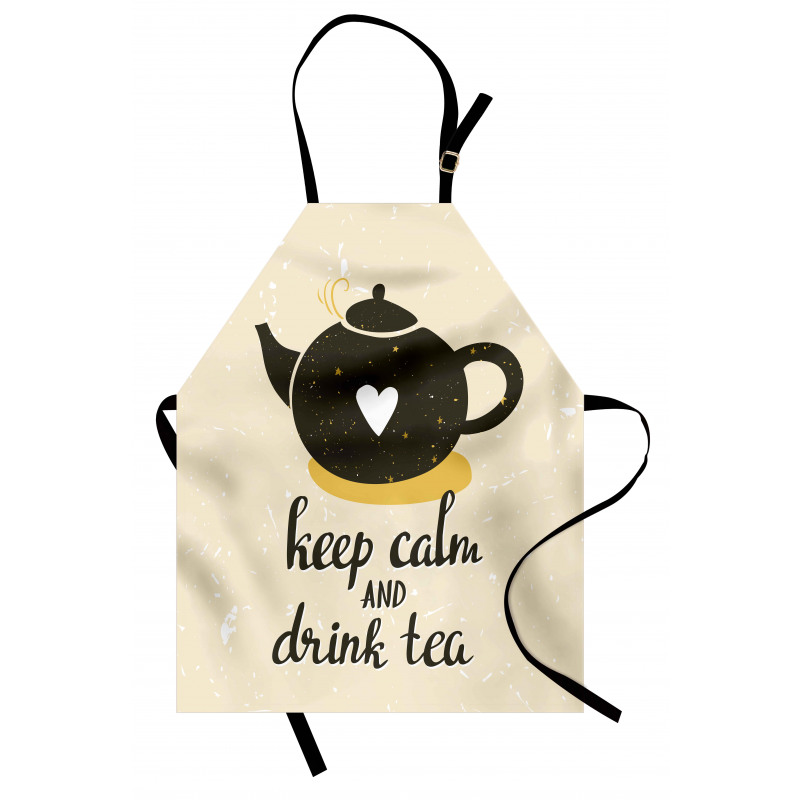 Drink Tea Teapot Apron