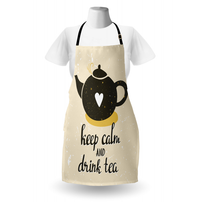 Drink Tea Teapot Apron