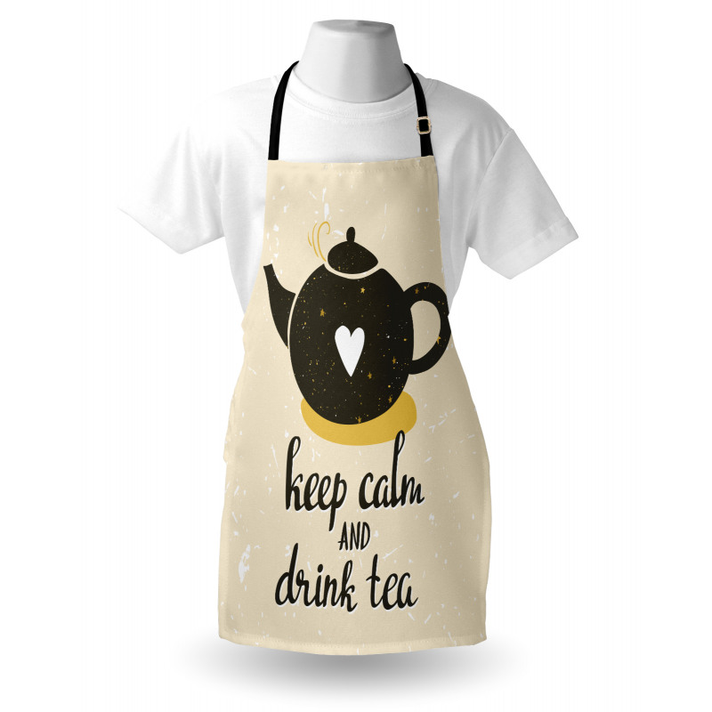 Drink Tea Teapot Apron