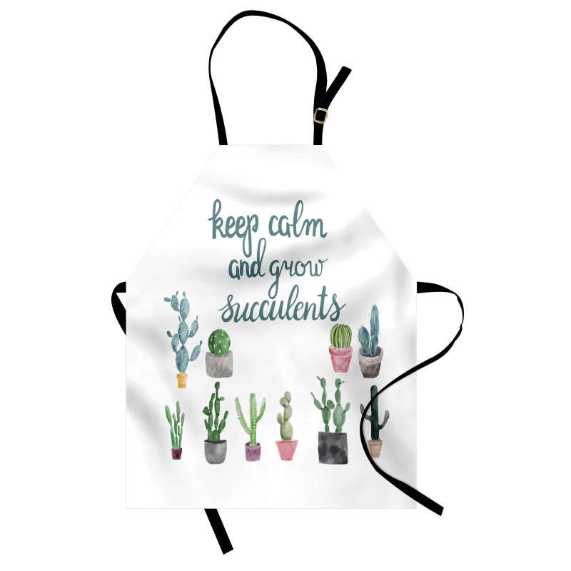 Grow Succulents Plant Pot Apron