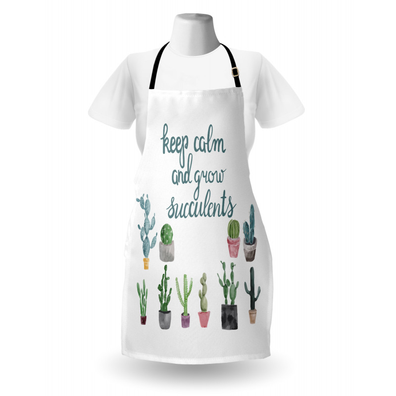 Grow Succulents Plant Pot Apron